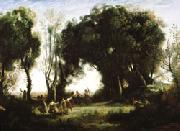 camille corot A Morning; Dance of the Nymphs(Salon of 1850-1851) china oil painting reproduction